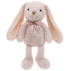 Light pink bunny plush.