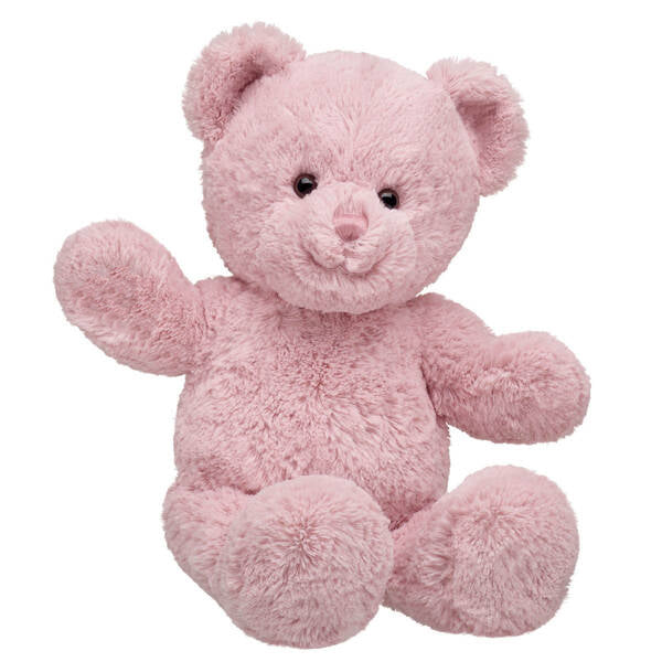 Light pink teddy bear.
