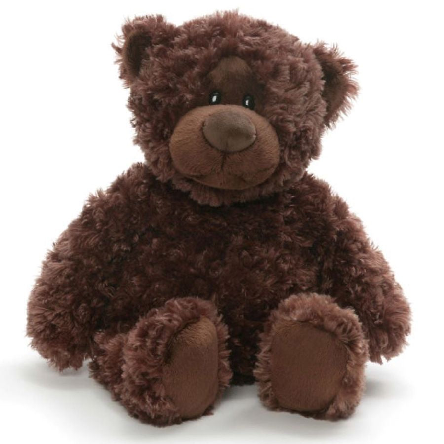 Dark brown teddy bear.
